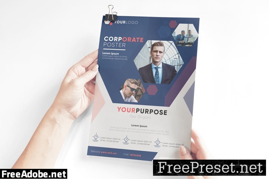 Corporate Poster Template SDRQKB8