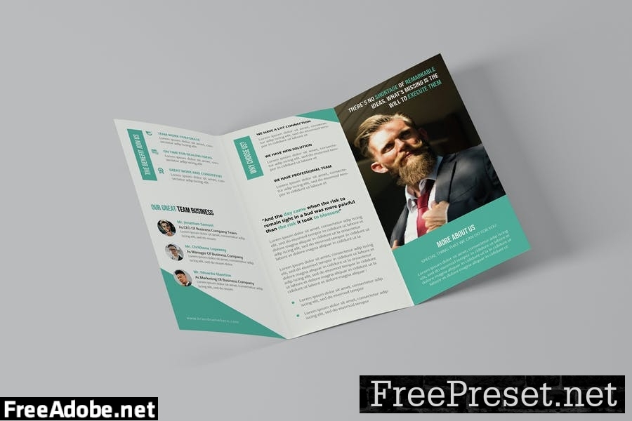 Corporate Solution | Trifold Brochure AQ6TW2V