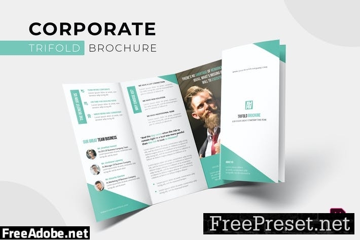 Corporate Solution | Trifold Brochure AQ6TW2V