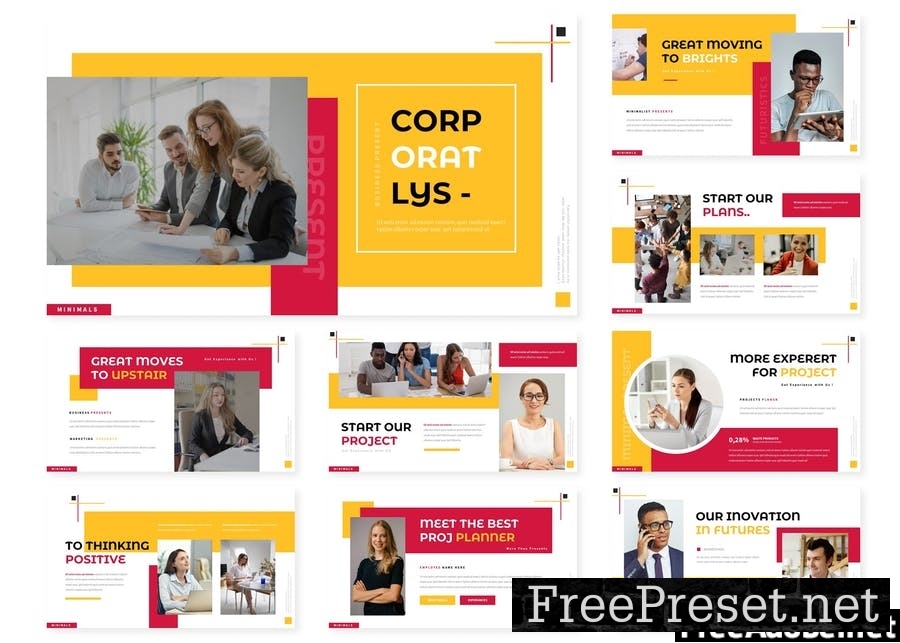 Corporatlys | Presentation Template