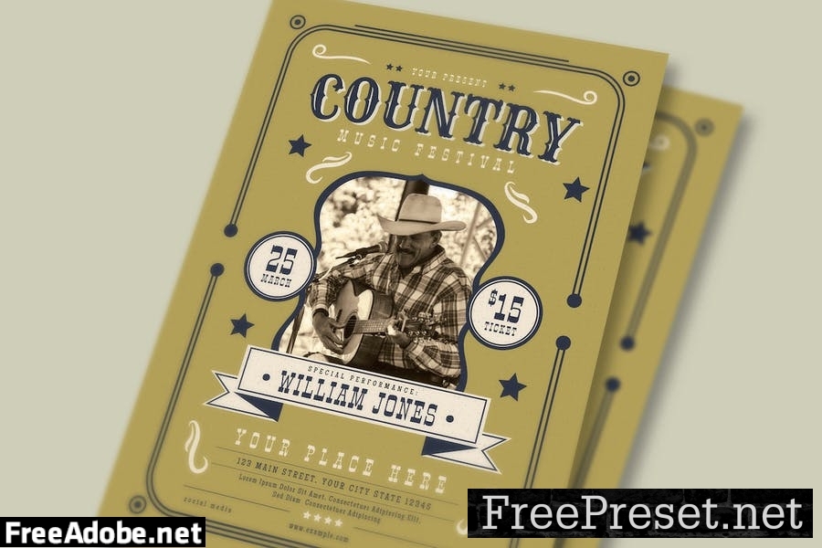 Country Music Flyer S6PUGSF