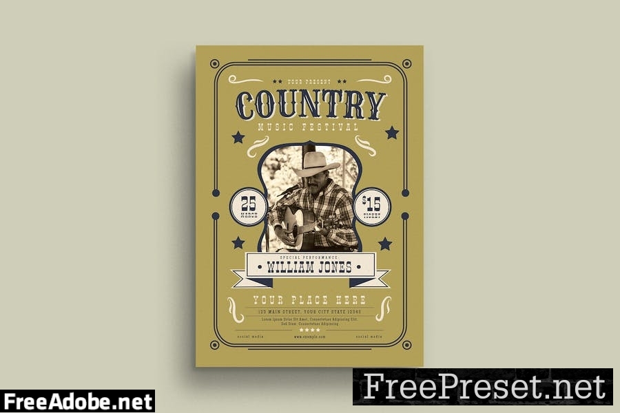 Country Music Flyer S6PUGSF