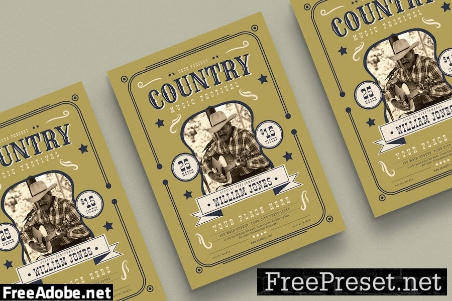 Country Music Flyer S6PUGSF