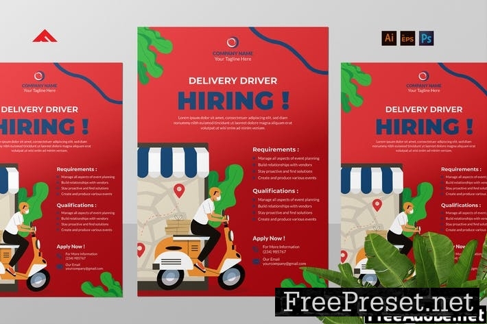 Courier Company Job Hiring Advertisement