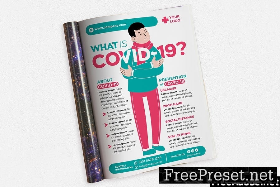 Covid-19 #01 Print Templates Pack