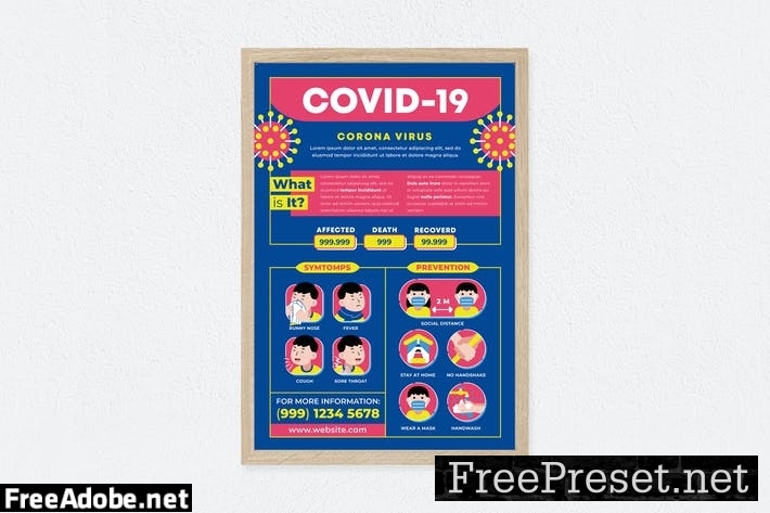 Covid-19 Pandemic Poster WR3ABE3