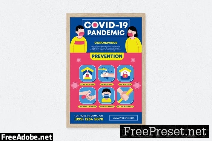 Covid-19 Prevention Poster FUKEJF2