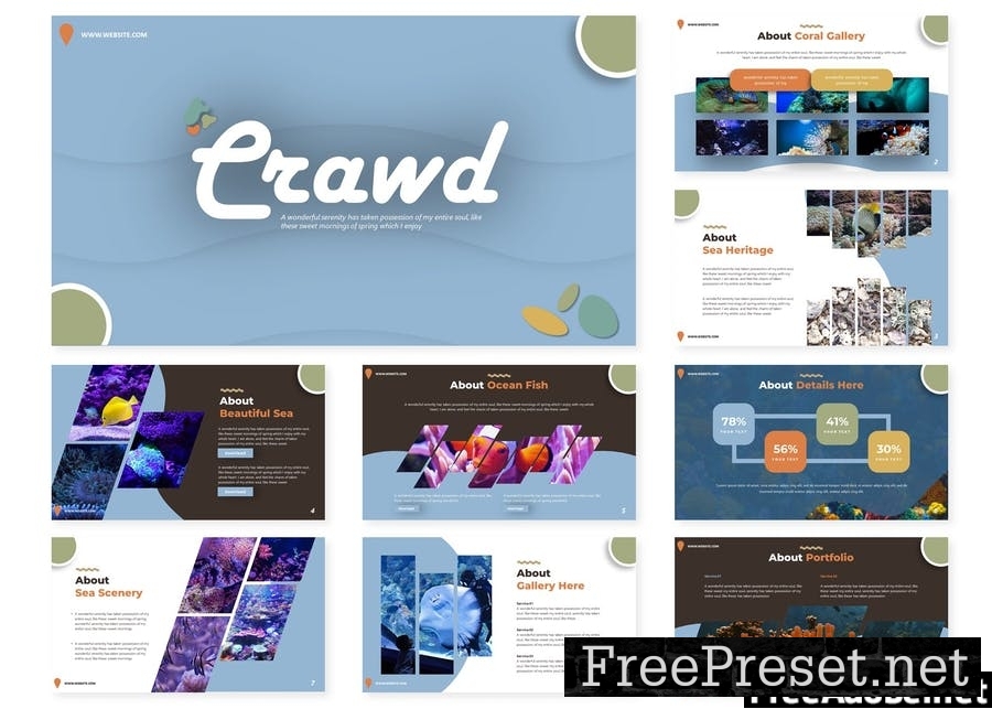 Crawd | Google Slides Template