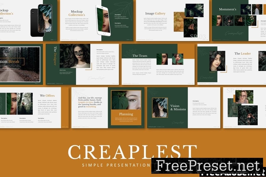 Creaplest - Presentation Template