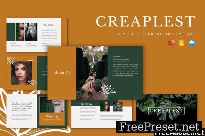 Creaplest - Presentation Template HPGS7MP