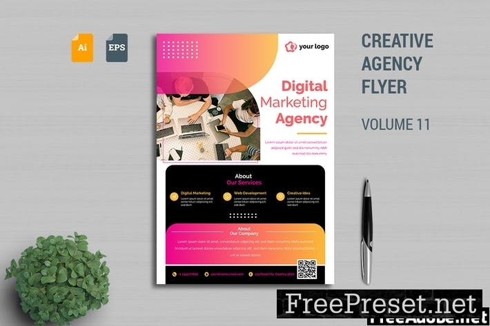 Creative Agency Flyer Template Vol. 11 2VQYE22