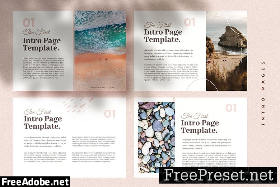 Creative Blogger Ebook Templates for Illustrator LJVMXRB