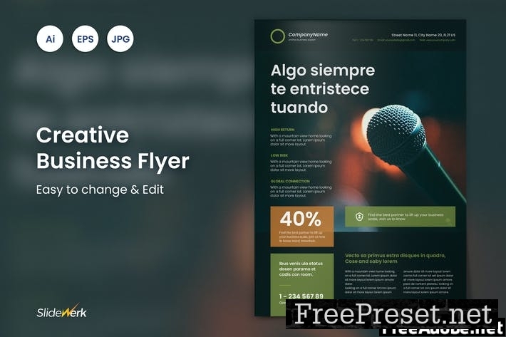 Creative Business Flyer 23 - Slidewerk PRX273D