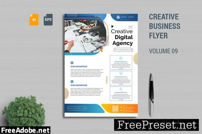 Creative Business Flyer Template Vol. 09 4QZ5GXS