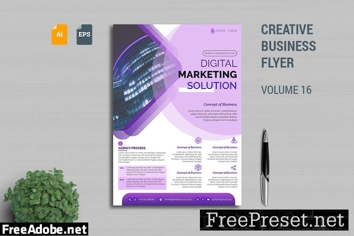 Creative Business Flyer Template Vol. 16 RMAXQMV