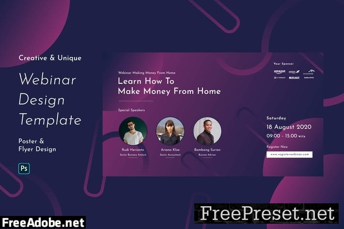 Creative Business Webinar Template Vol. 1 SXKSHXA