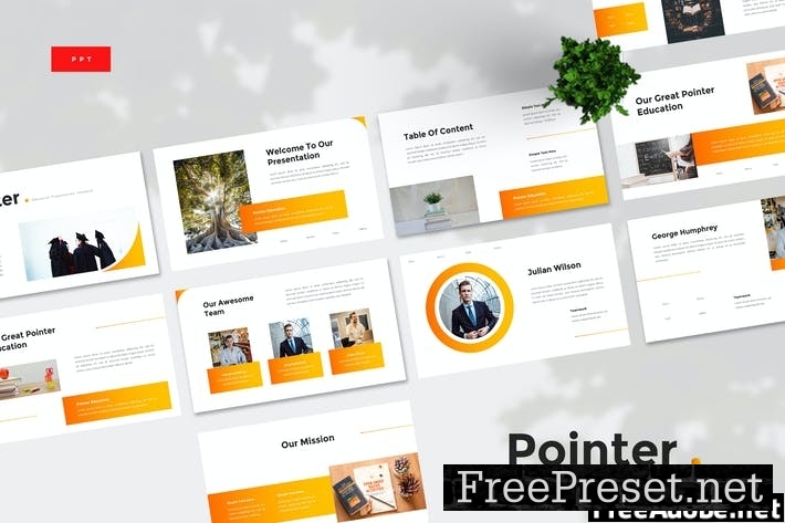 Creative Education PowerPoint Template 7APJWSJ