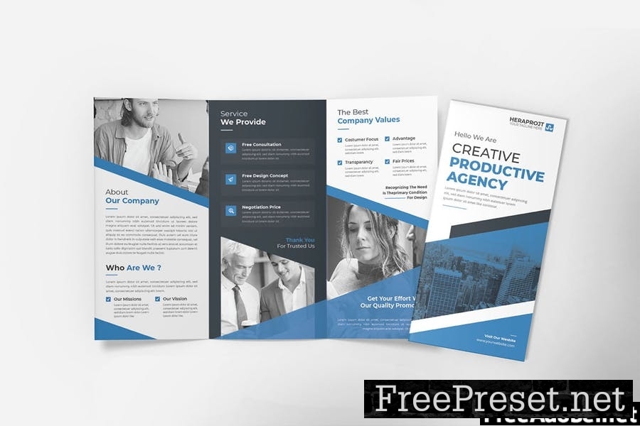 Creative Productive – Trifold Brochure