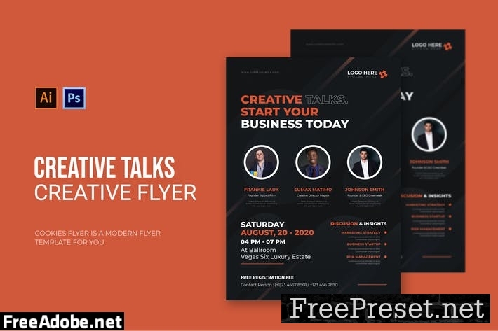 Creative Talks - Flyer 2PRZGYX