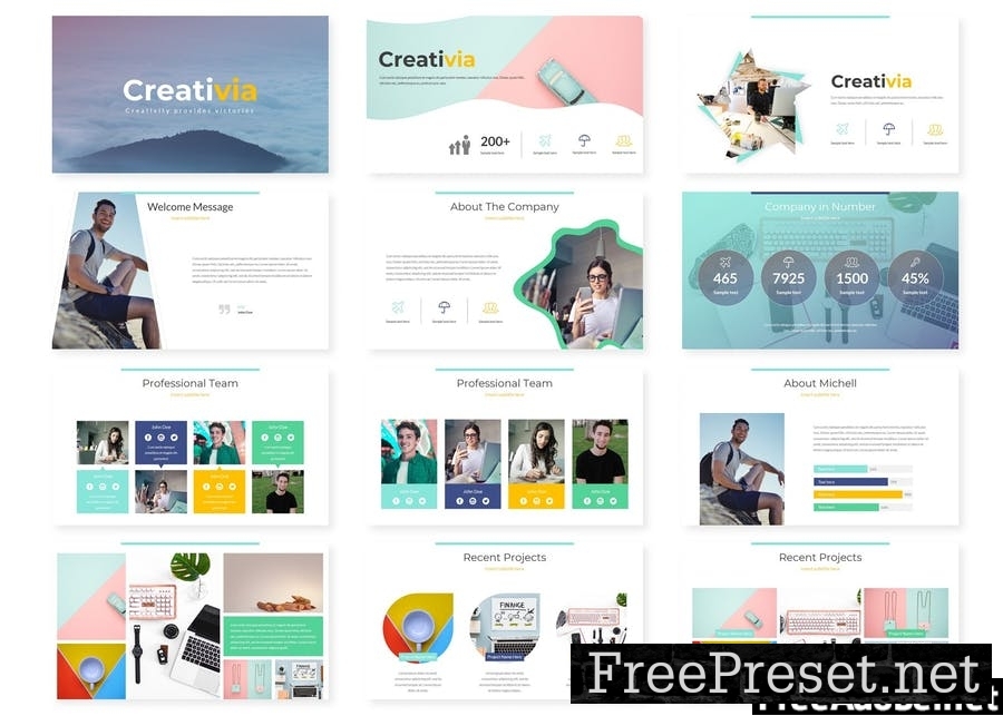 Creativia - Google Slides Template