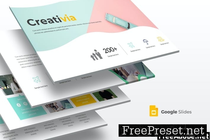 Creativia - Google Slides Template M4LXSA