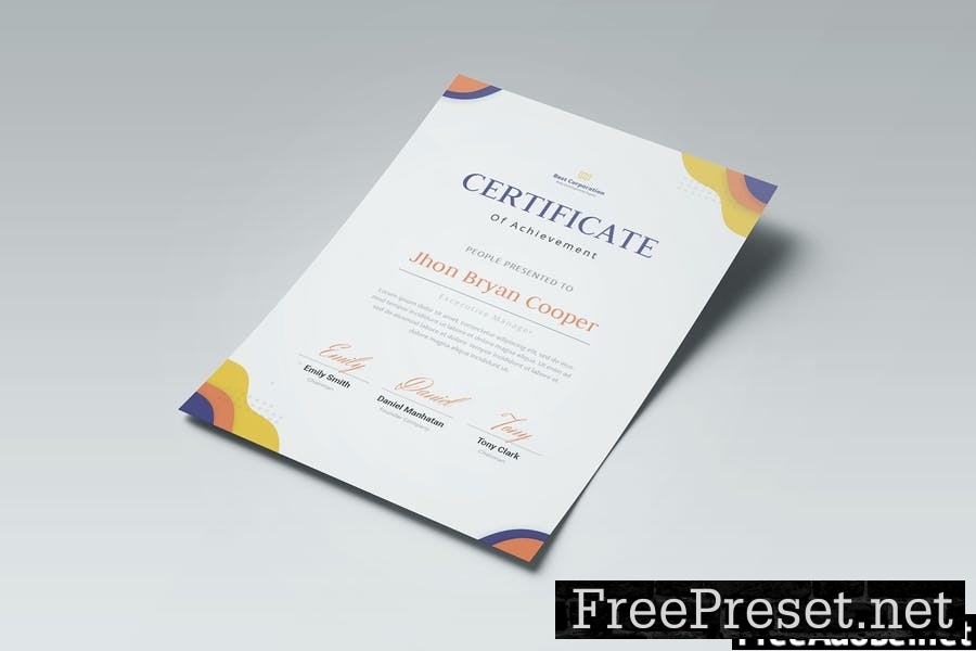 Creatz | Certificate