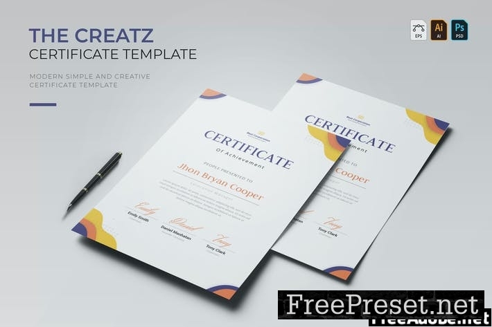 Creatz | Certificate Q57A7RA