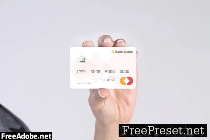 Credit Card Mockup CUAZG2D