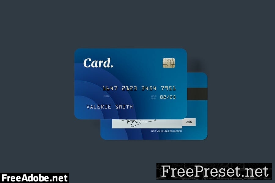 Credit Card Mockups GU6MTE3