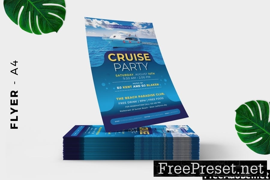 Cruise Event / Holiday Flyer Design