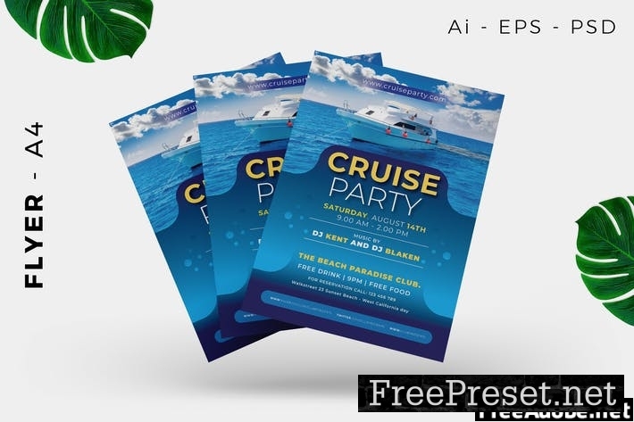 Cruise Event / Holiday Flyer Design 8PDXCAC