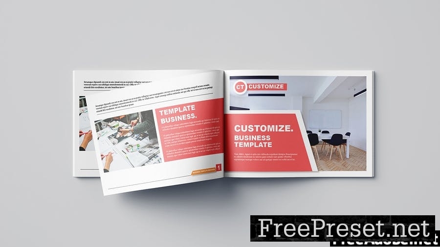 Customize Business Brochure - Landscape