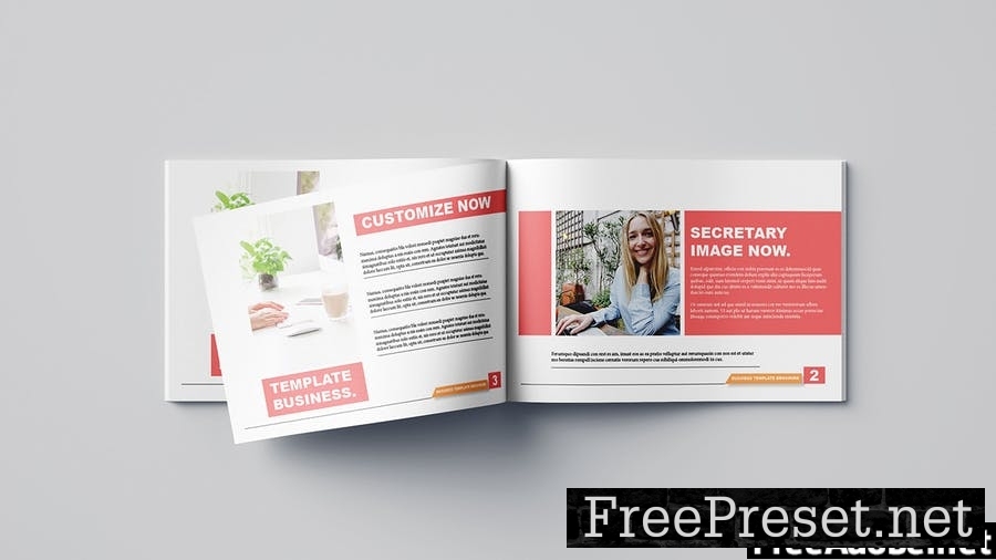 Customize Business Brochure - Landscape