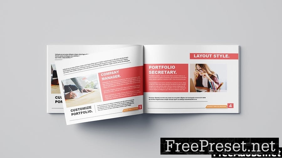 Customize Business Brochure - Landscape