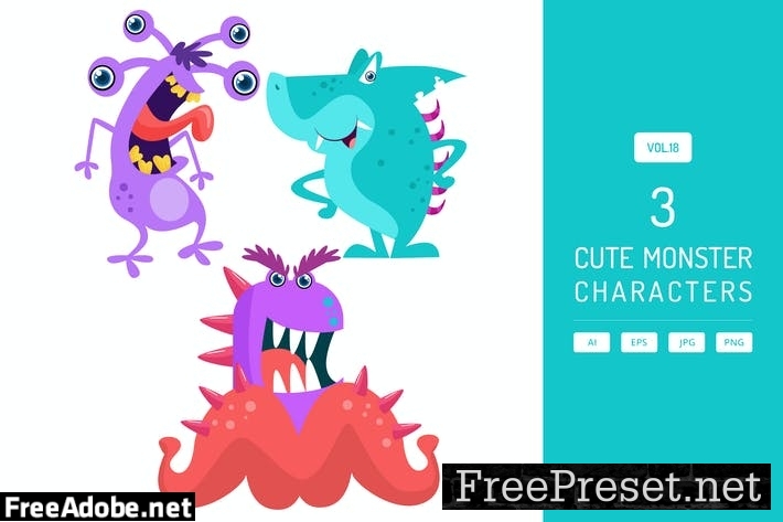 Cute Monster Characters Vol.18 73TMYTD