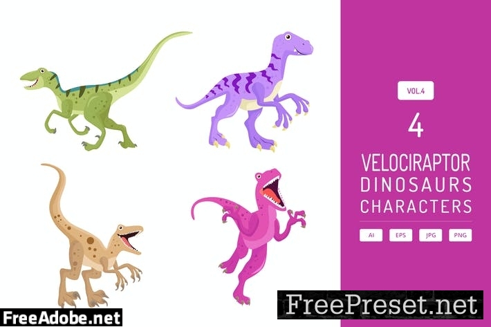 Cute Velociraptor - Dinosaurs Character Vol.4 6YZA6TT