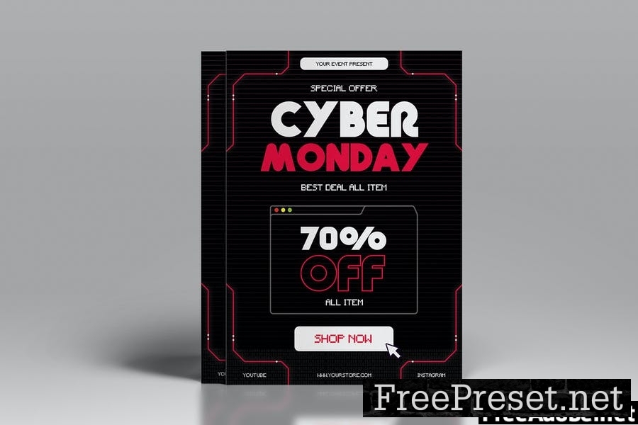 Cyber Monday Flyer Template Vol. 01