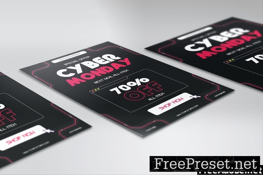 Cyber Monday Flyer Template Vol. 01