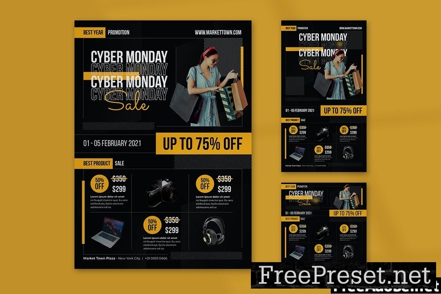 Cyber Monday Sale Flyer