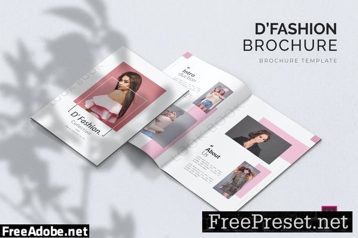 D' Fashion - Brochure Template T9Z3AMZ