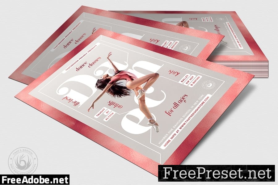 Dance Classes Flyer Template V4