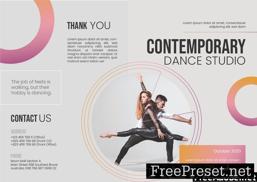 Dance Studio Brochure