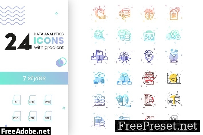 Data Analytics Icons LQ6DJVC