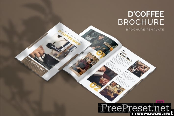 D'Coffee Shop - Brochure Template UMTG8R6