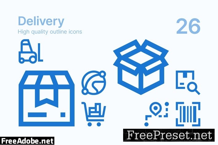 Delivery Icons X9FPBZ3