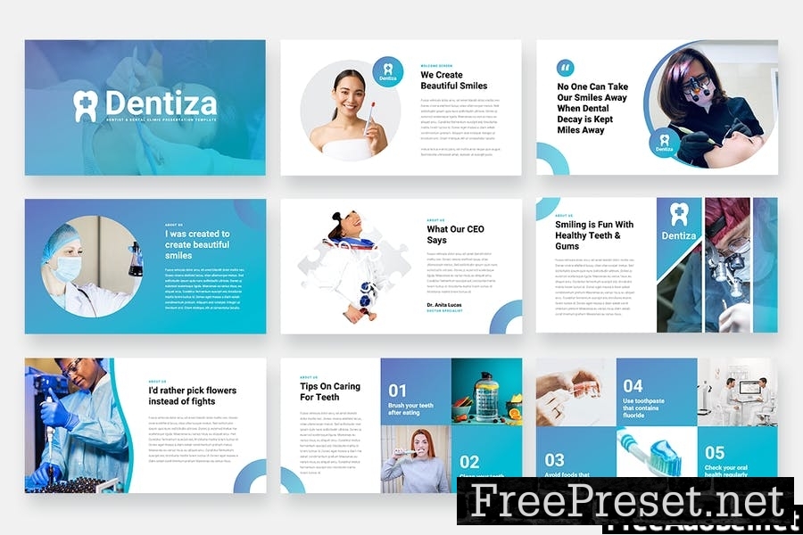 Dentiza - Dentist Powerpoint Template