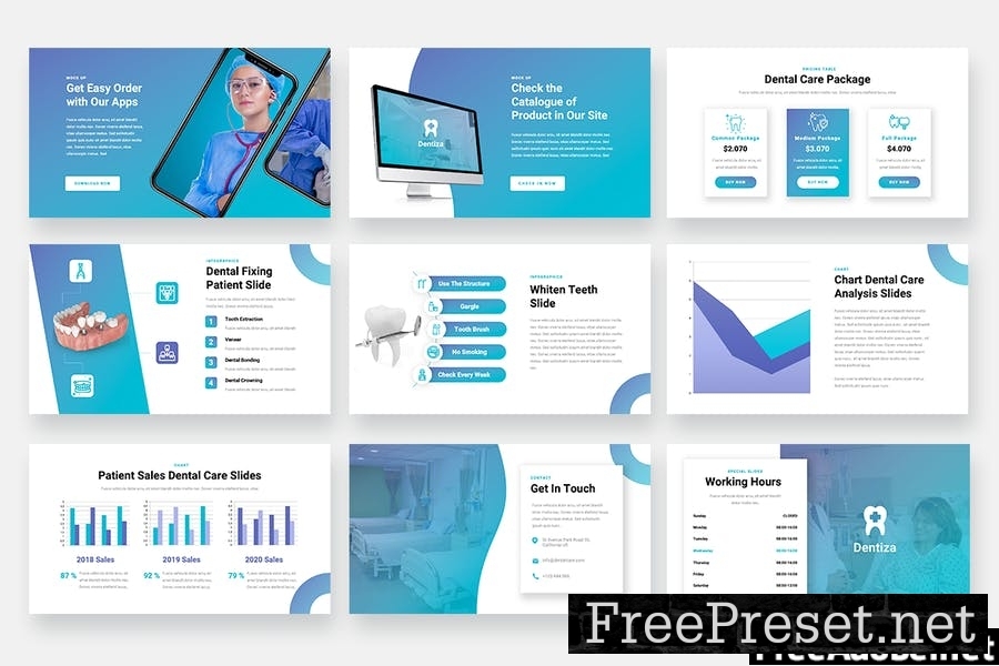 Dentiza - Dentist Powerpoint Template