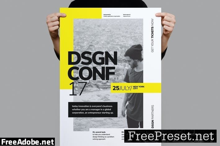 Design Conference Poster QQPM6P