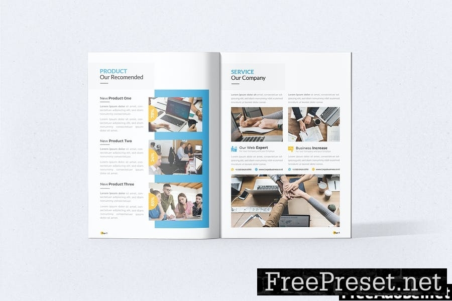 Design Corpo Business - Brochure Template 452ZVL2