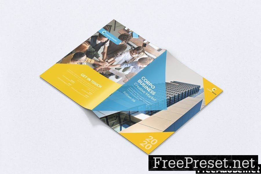 Design Corpo Business - Brochure Template 452ZVL2